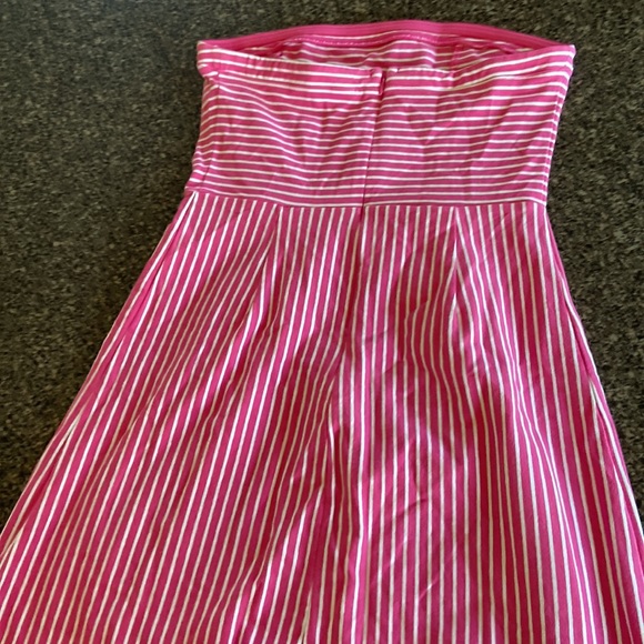 Cotton Strapless Mini dress - Picture 3 of 5